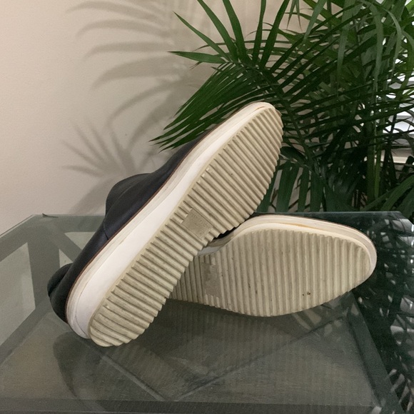 REED KRAKOFF LEATHER BLOCK HEEL LOAFERS - Picture 11 of 13